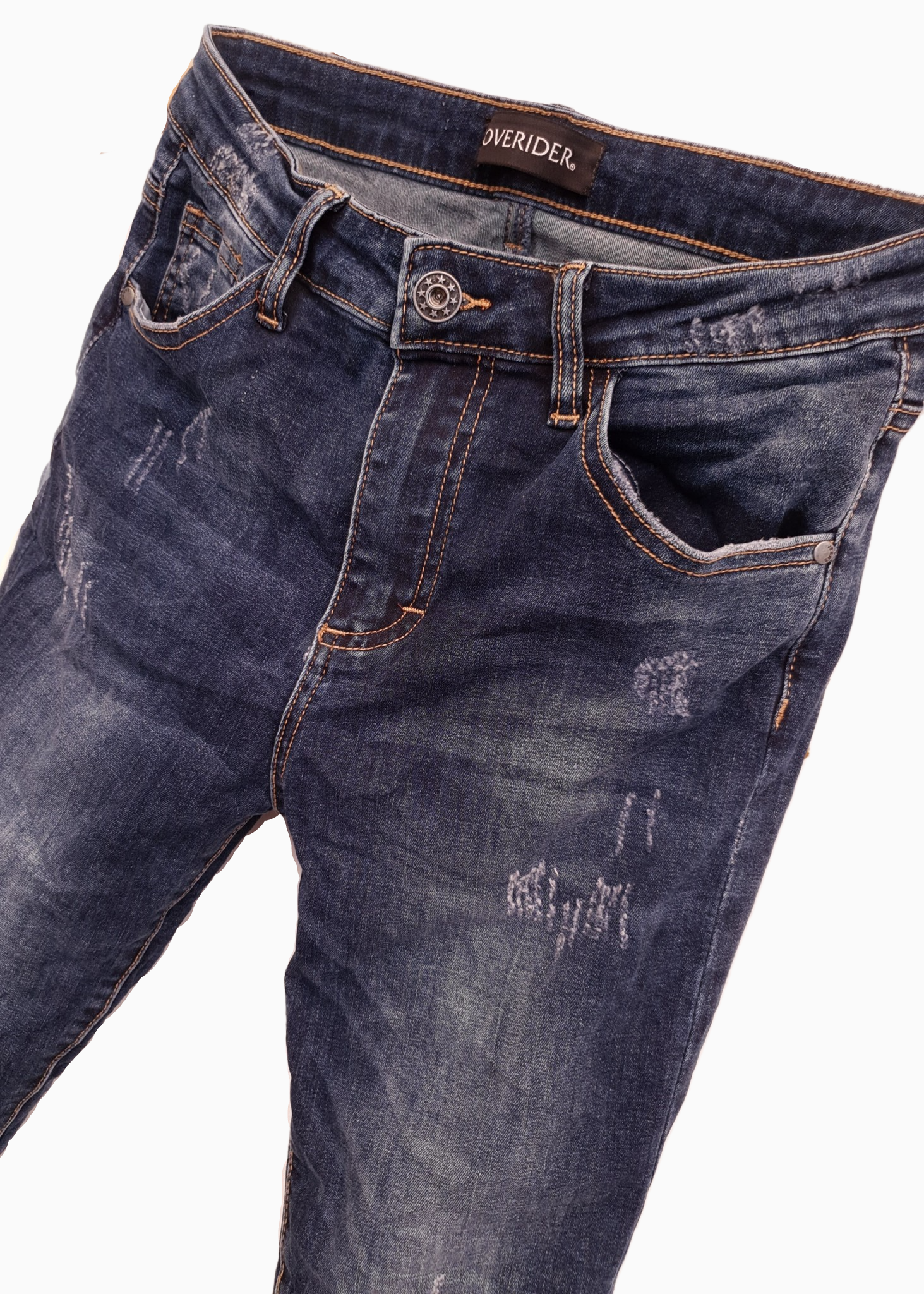 MARTA  - Skinny Denim Jeans - Washed Indigo Blue
