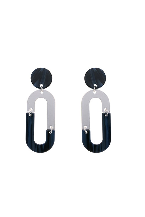 LEIA - Horn Split Hoop Earrings