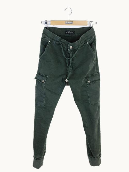 NATACHA  - Combat  Pocket Jeans  -  Khaki