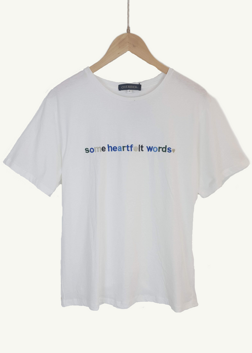 Some Heart Felt Words - Logo T-shirt - White