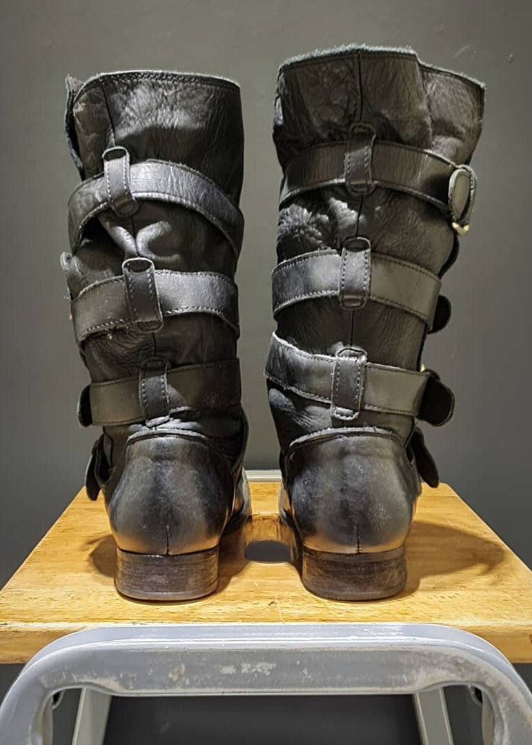 PREWORN | Preloved - 'HUDSON' Strap  Boot - Size 5 UK
