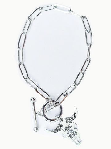 Chain & Shackle Bracelet | Silver