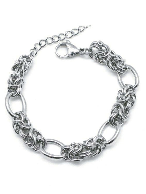 Multi Chain Bracelet | Silver