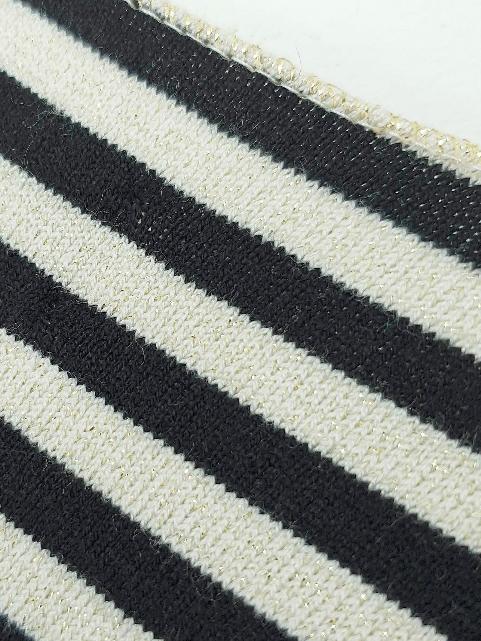 ALIZE  | Breton Striped Knitted Top |    Black/ Chalk