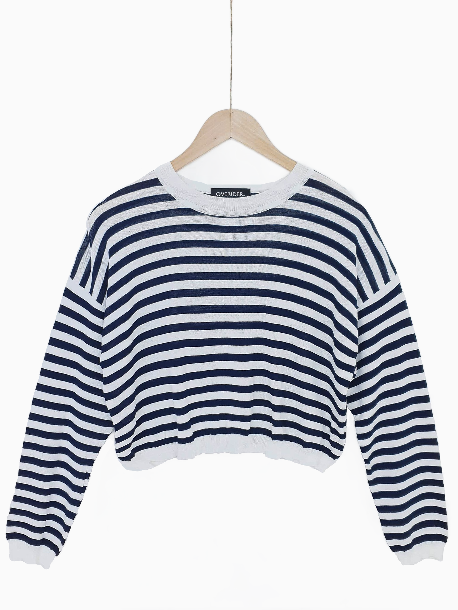 TOVA | Breton Sweater Top | Navy