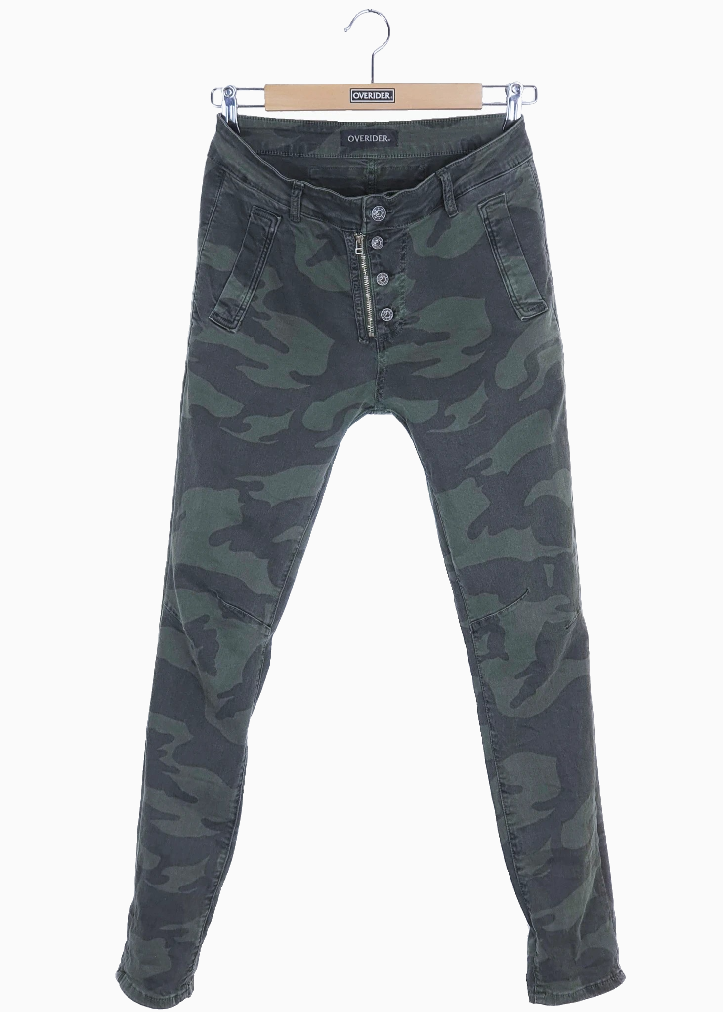 Skinny fit hot sale camo pants