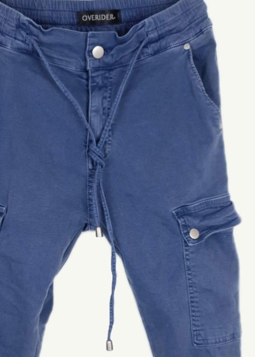 NATACHA  - Cargo Pocket Jeans  - Indigo Blue