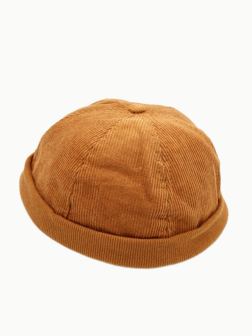 MATILDA | Cord Docker Hat | Camel