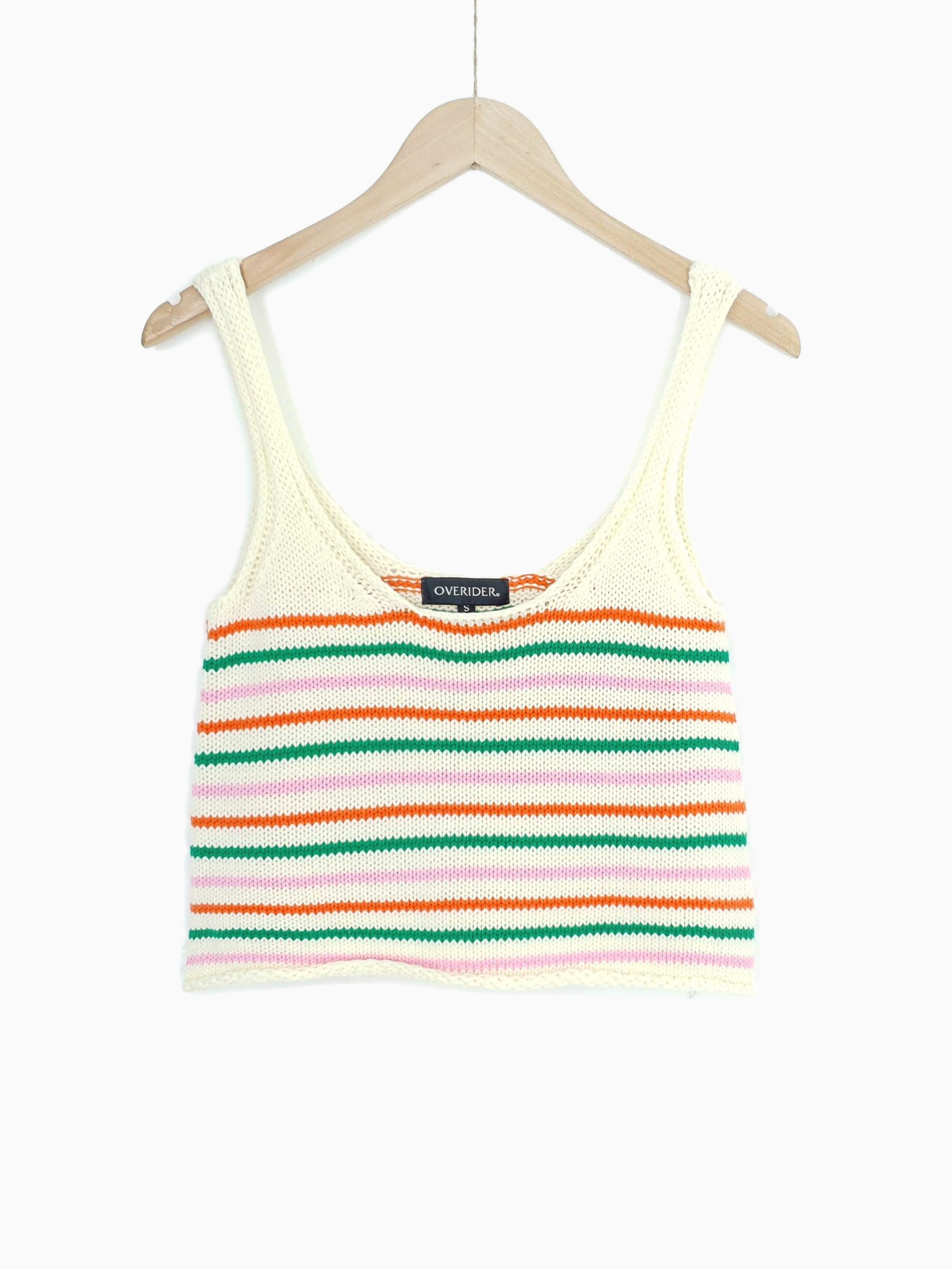 WILLOW | Cropped Knitted Top | Stripes