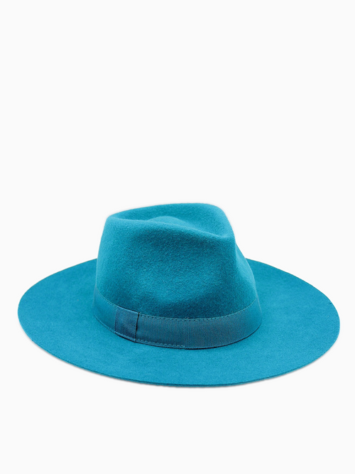 OLIVIA | Fedora Hat | Canard Blue