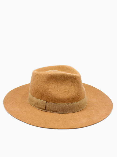 OLIVIA | Fedora Hat | Camel