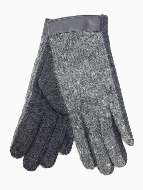 Bi Colour Gloves | Grey & Anthracite