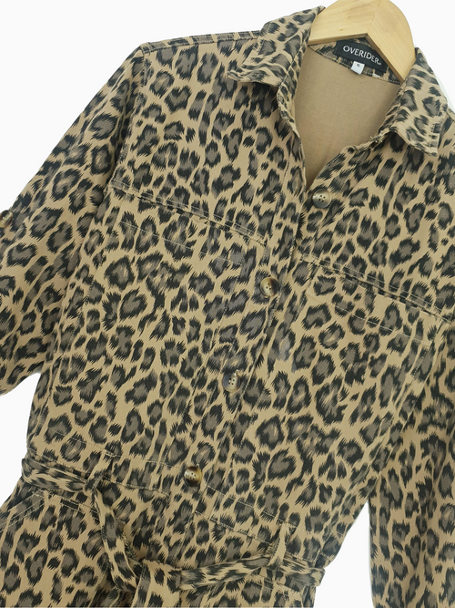 ANA | Leopard Print Jumpsuit