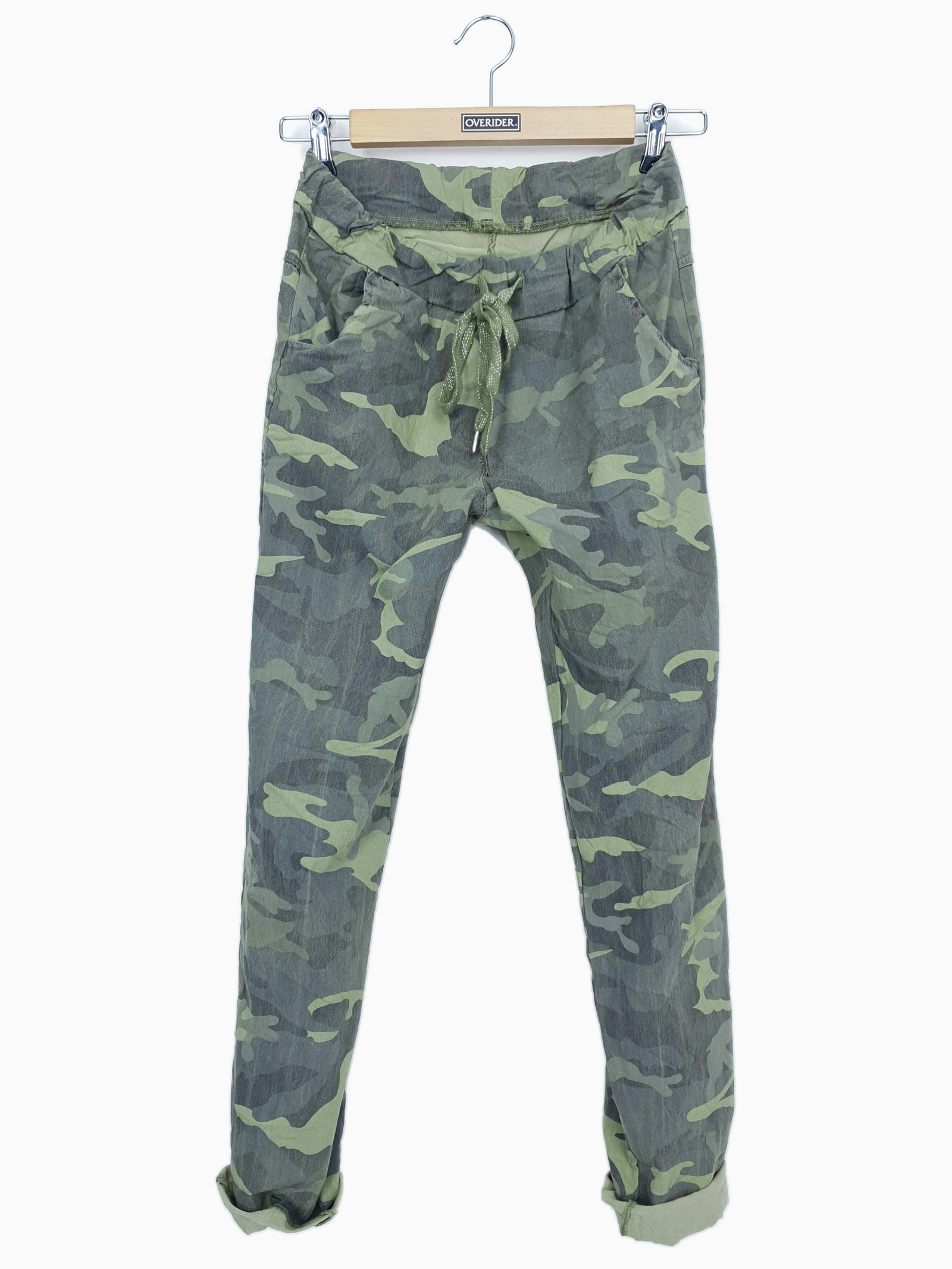 MARTA - Pull-on Joggers - Camouflage
