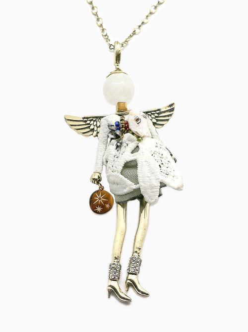 MAISIE | Puppet Pendant Necklace | Gold