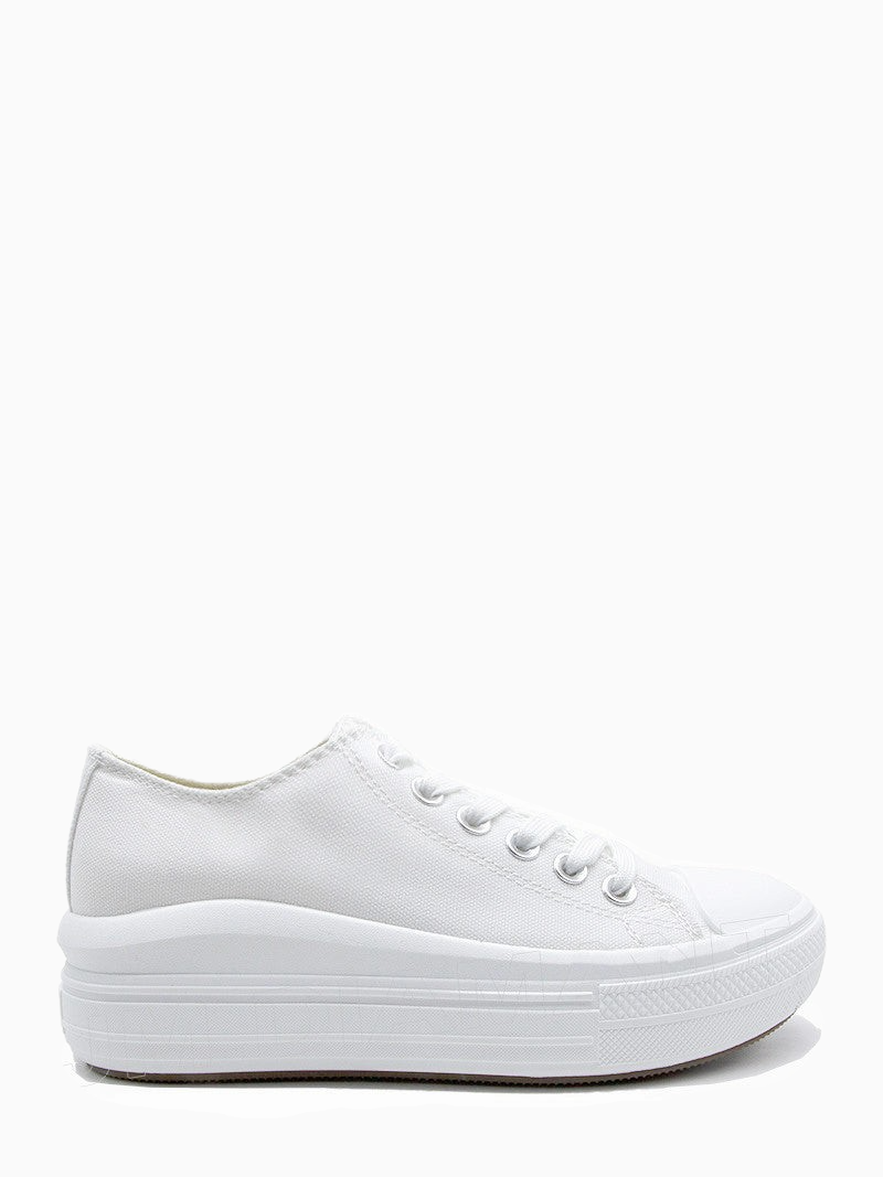 REMI | Chunky Platform Sole Trainers | White