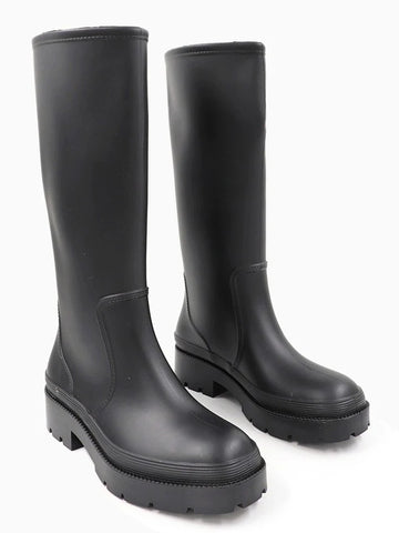 COLETTE | Chunky Sole Rubber Wellies | Green