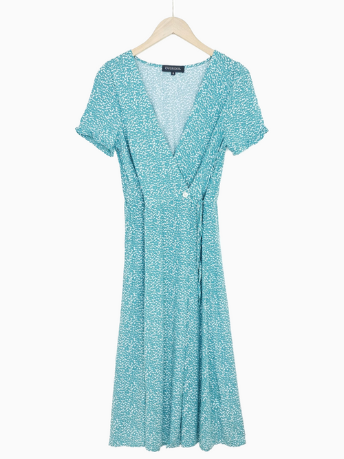 AVA |  Summer Pattern Dress | Green