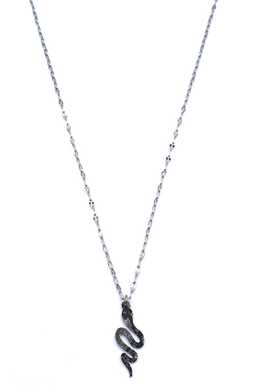 Cobra Necklace | Silver