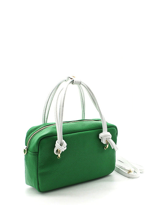 TATULI -  Leather Cross Body Bag | Green