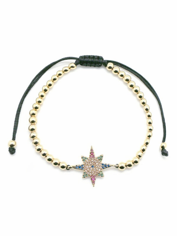 Star Chain & Woven Bracelet
