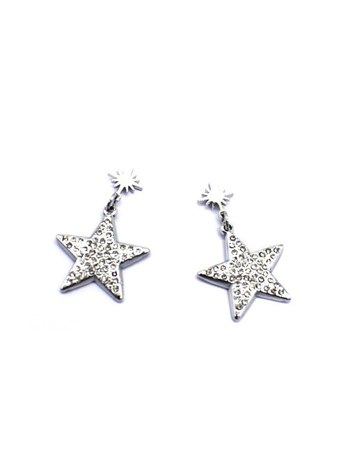 Star Earrings | Silver