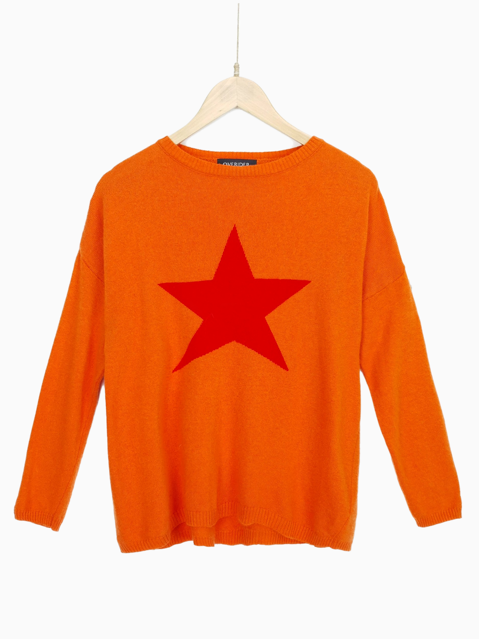 Orange sales star sweater