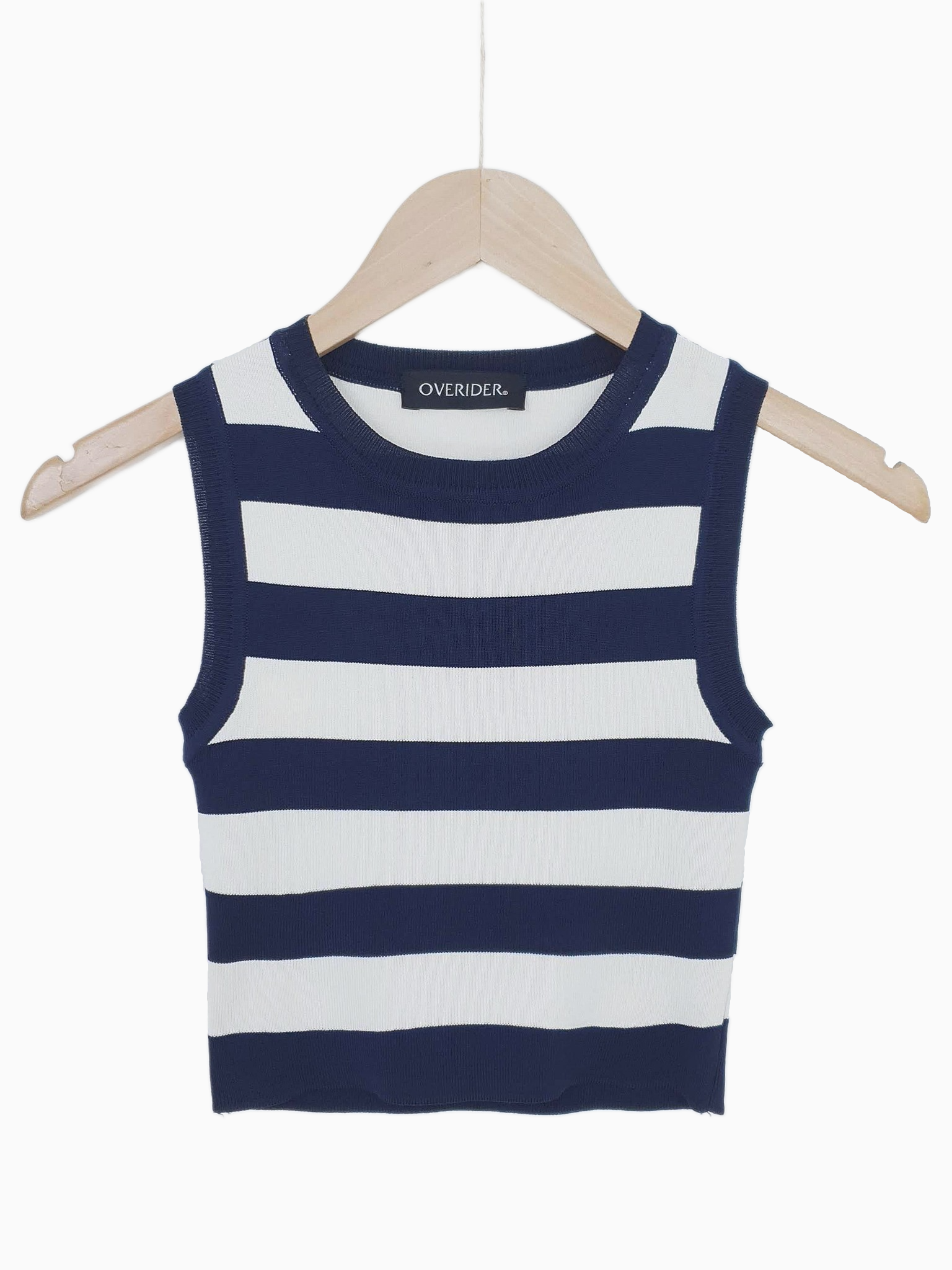 COCO | Striped Cropped Top | Blue or Navy