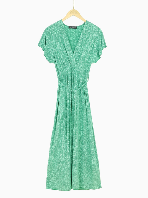 LIA |  Summer Floral Dress | Green