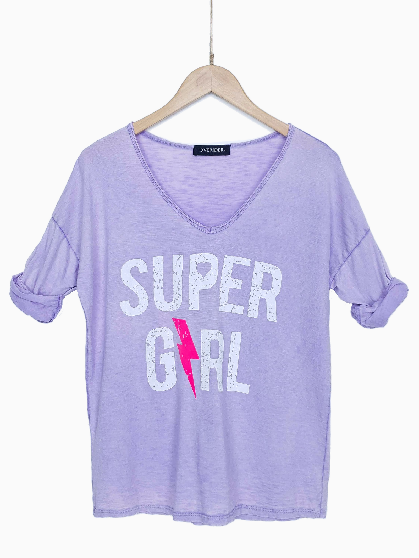NEW | SUPER GIRL | T-Shirt | Lilac