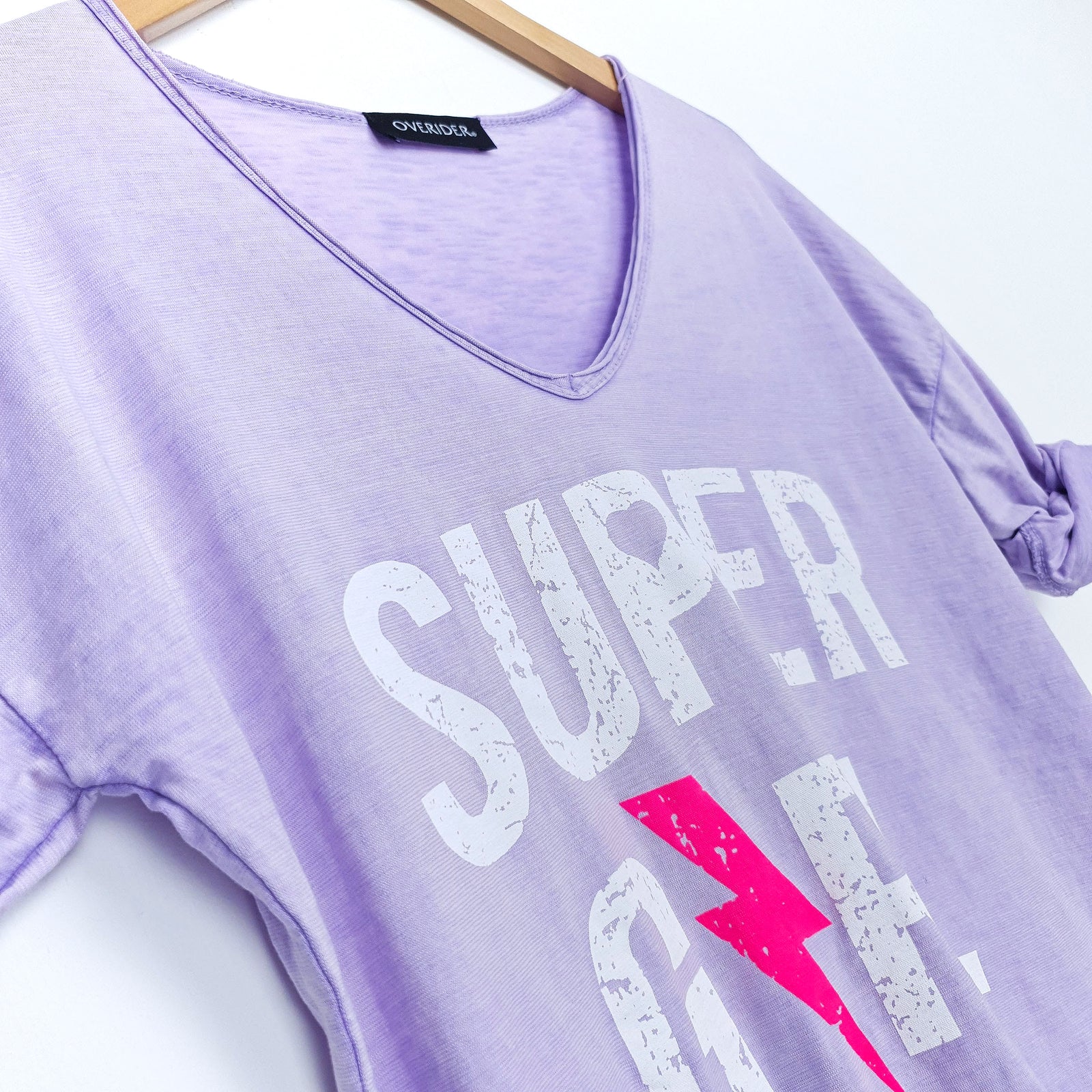 NEW | SUPER GIRL | T-Shirt | Lilac