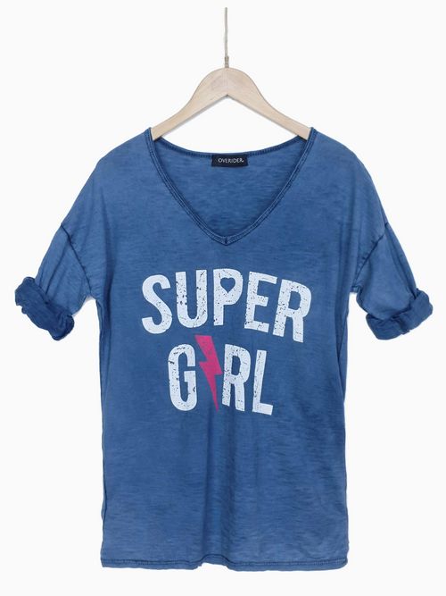 NEW | SUPER GIRL | T-Shirt | Blue