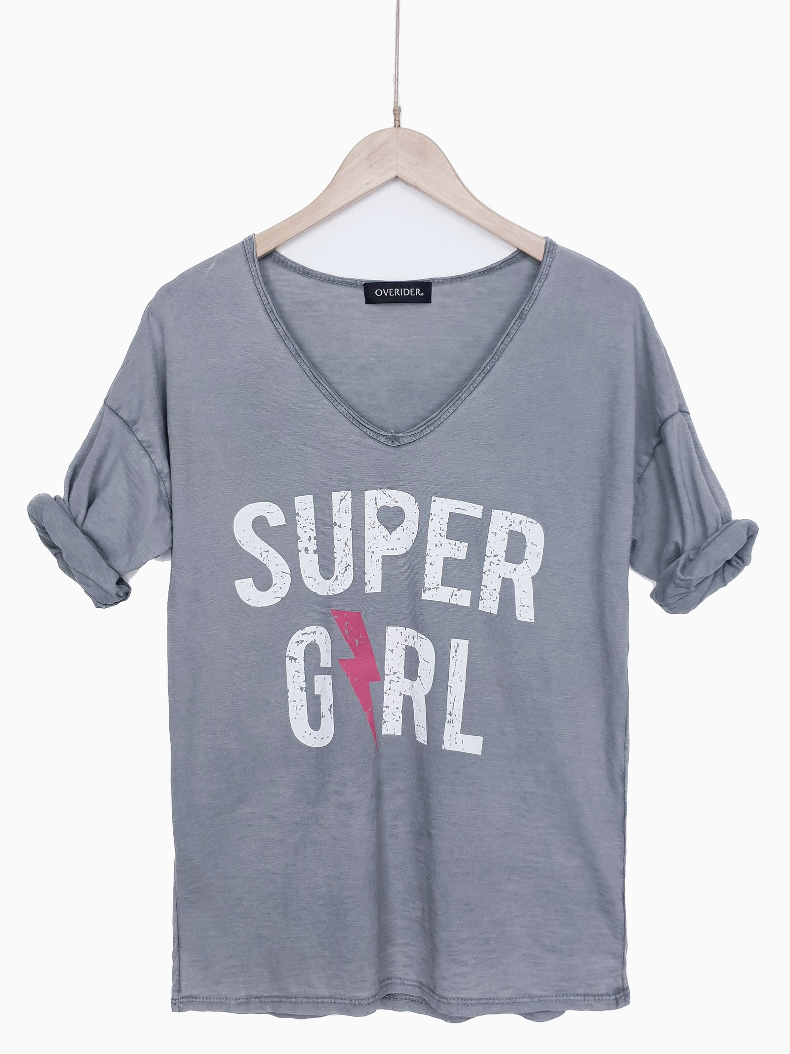 NEW | SUPER GIRL | T-Shirt | Grey