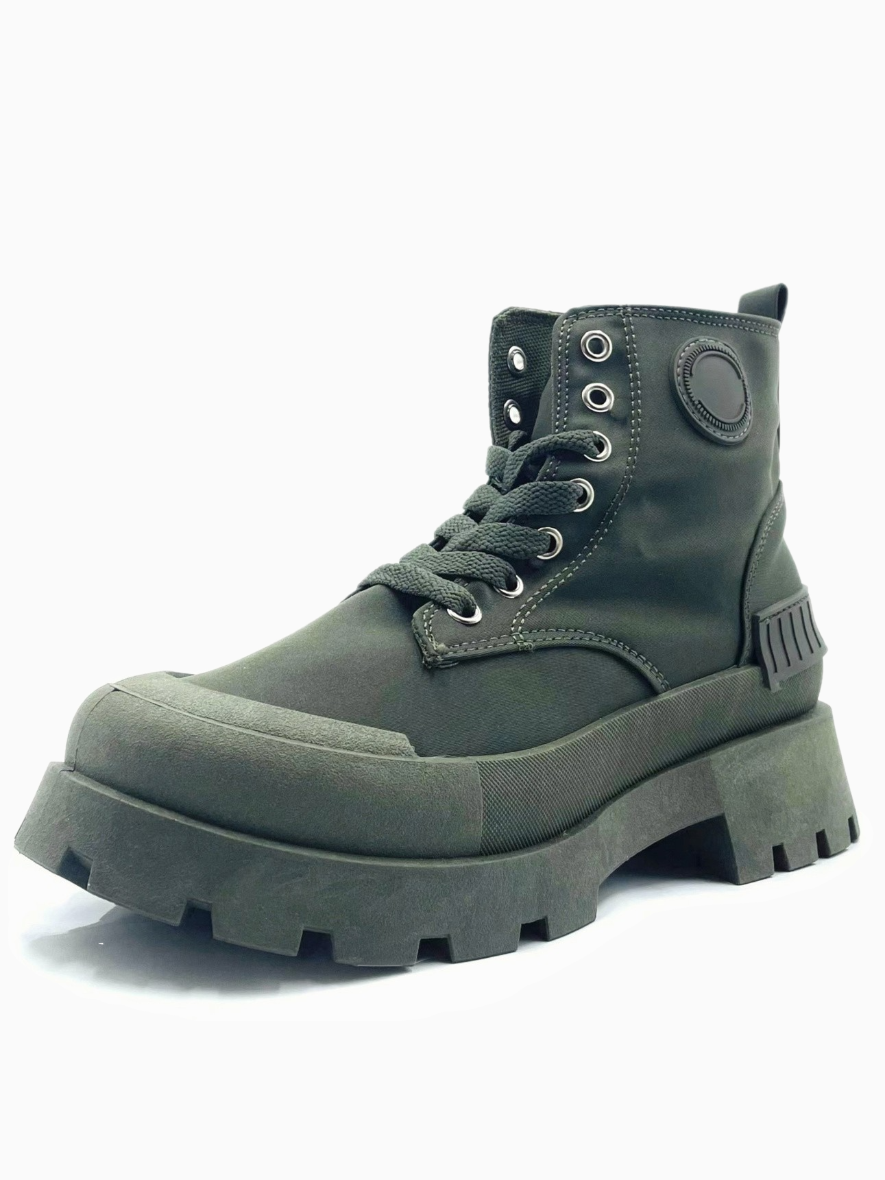 Khaki lace sales up boots