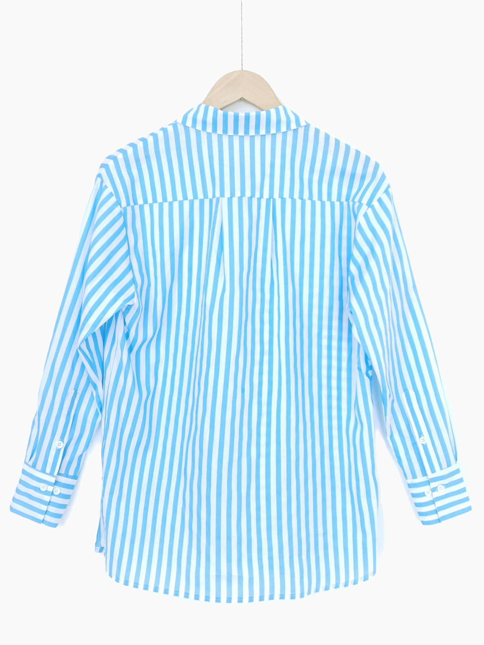 FAYETTE | Striped Shirt | Pale Blue