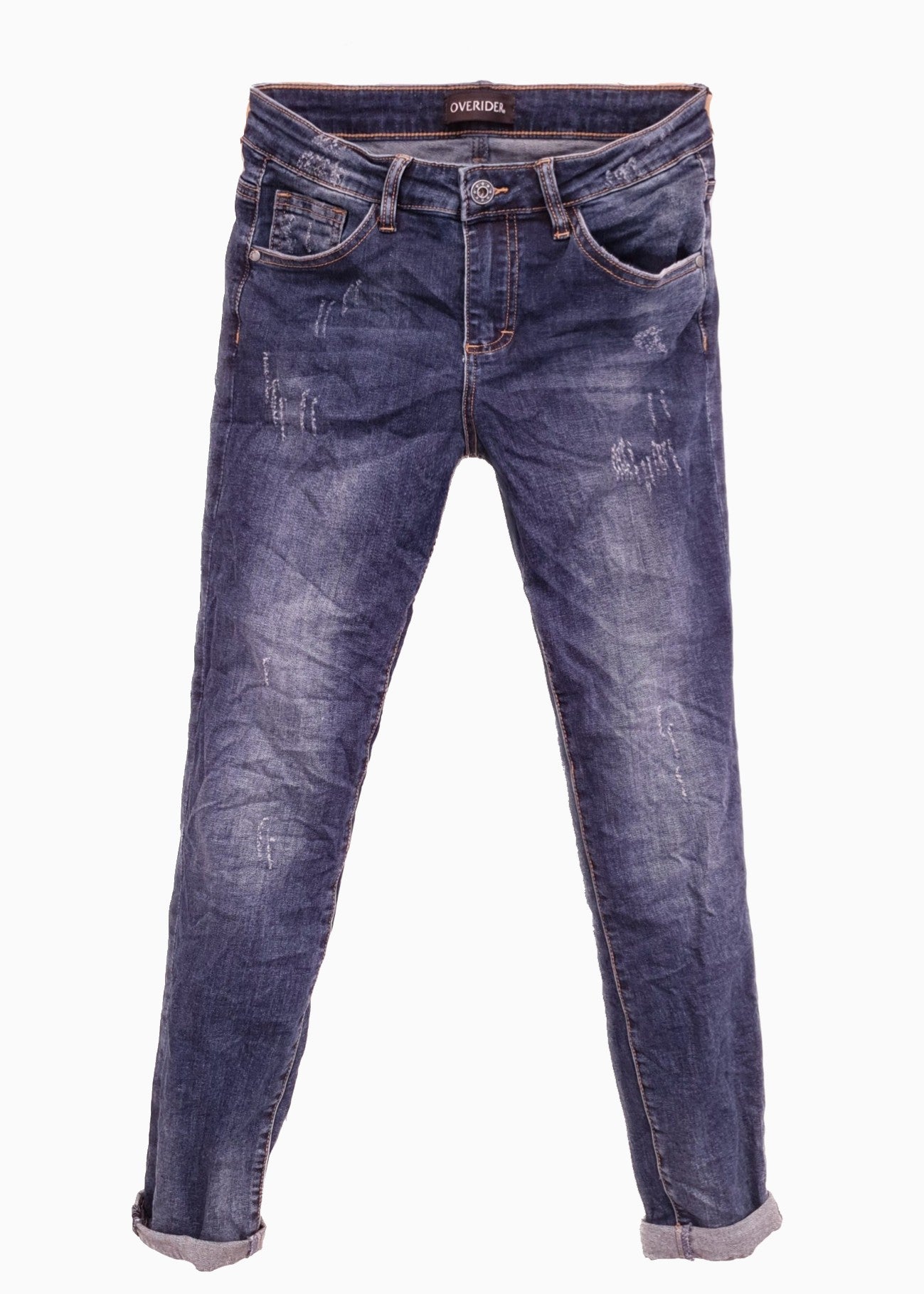 MARTA  - Skinny Denim Jeans - Washed Indigo Blue