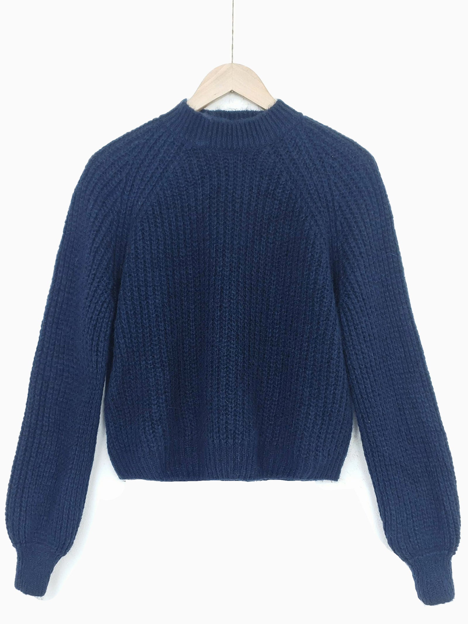 PHOEBE | Mohair Blend Jumper | Navy