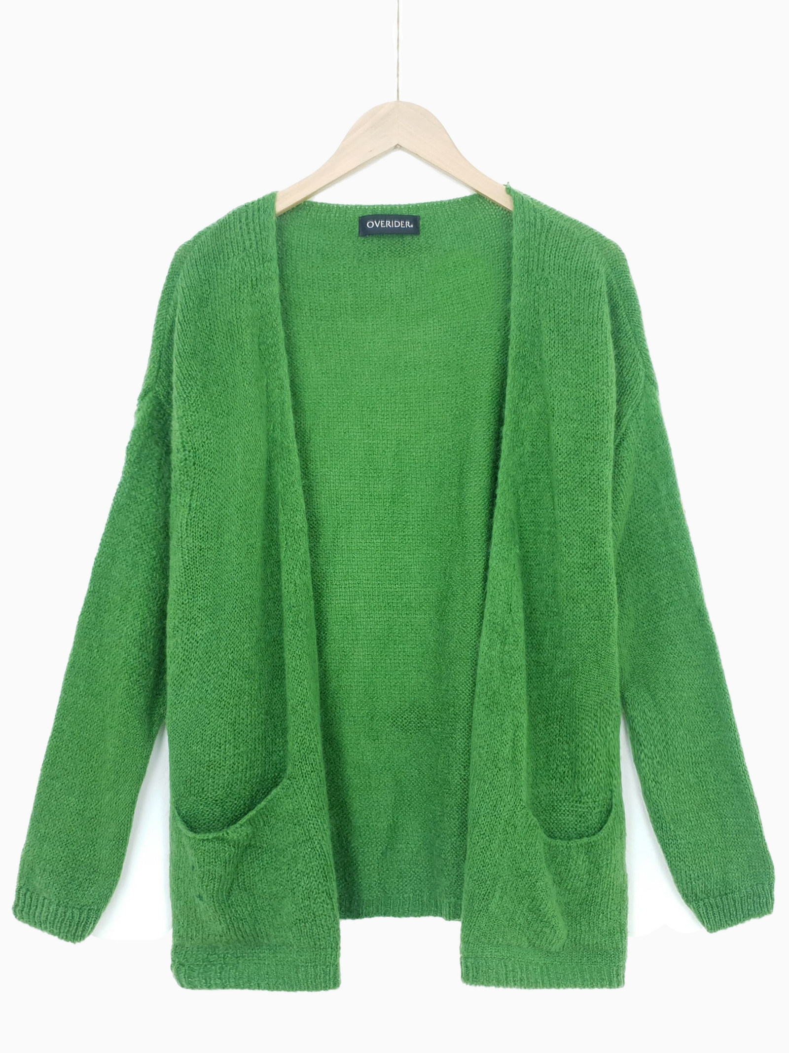 ELISE | Knitted Mohair Cardi | Green