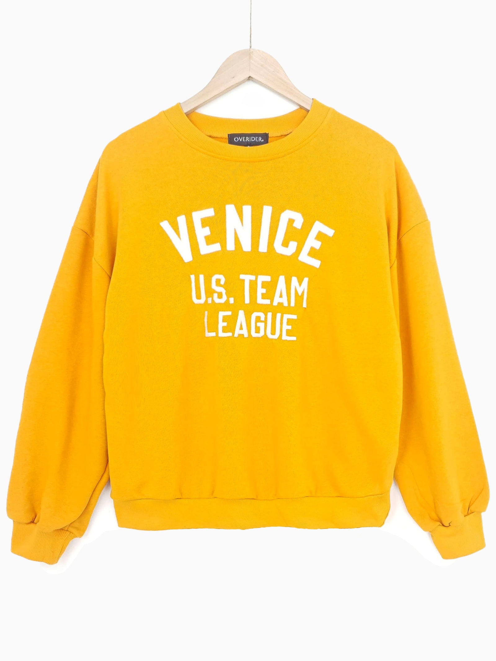 VENICE | Cotton Sweatshirt | Yellow