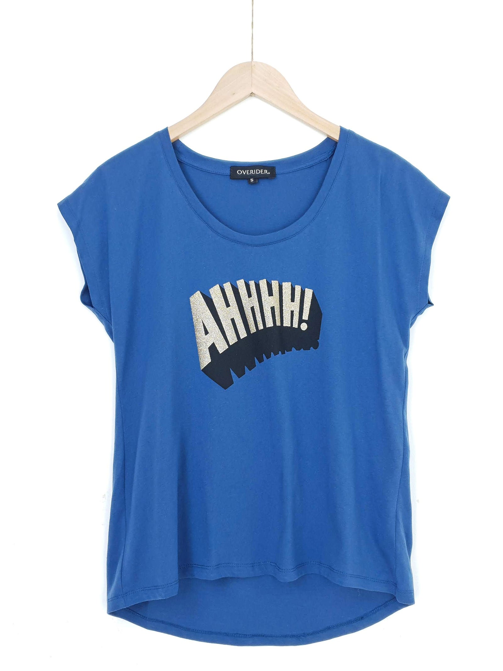 AHHHH | Logo T Shirt |Blue