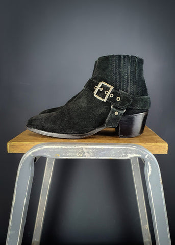 Preworn | Preloved <br> 'ALL SAINTS' <br>Short Cowgirl Boot <br>Size 5 UK