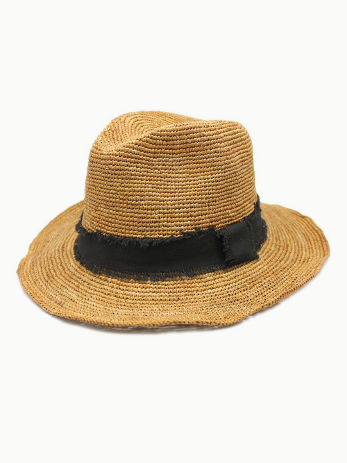 ALICE | Straw Summer Hat | Ochre